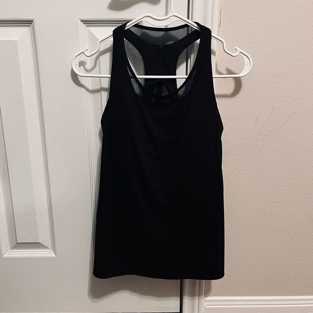 Lululemon Black Tank Top w/ Built-in Sports Bra